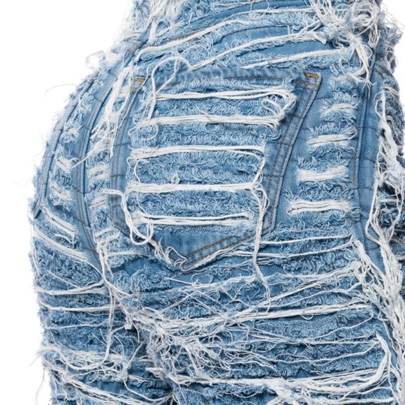 MIZ BOHO Super Distressed Jeans 11 - Picture 2 of 8